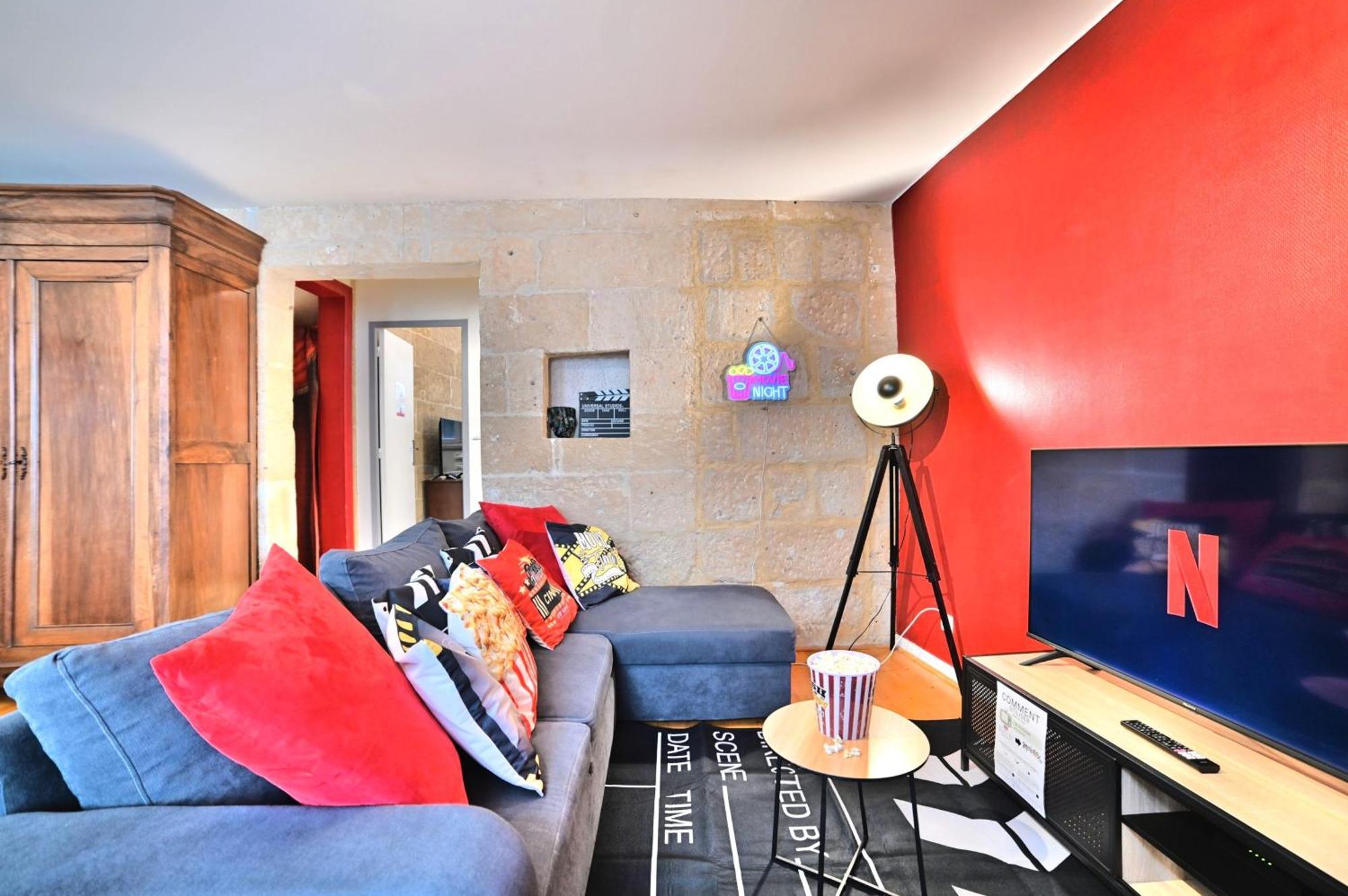 Olympia - Terrasse - Parking Gratuit - Centre Ville - Rez De Chaussee - Fibre Tv 4K 생트 외부 사진